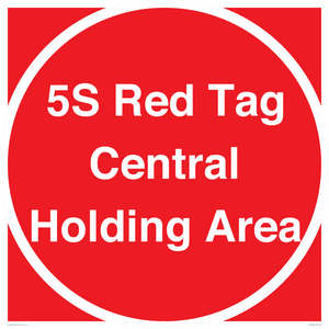 PV12188: 5S Red Tag Central Holding Area