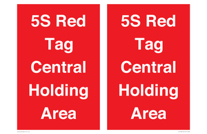 PV12188: 5S Red Tag Central Holding Area