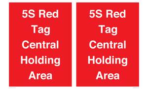 PV12188: 5S Red Tag Central Holding Area