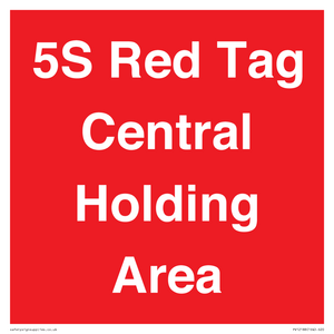 PV12188: 5S Red Tag Central Holding Area