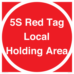 PV12190: 5S Red Tag Local Holding Area