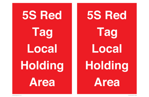 PV12190: 5S Red Tag Local Holding Area