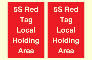 PV12190: 5S Red Tag Local Holding Area