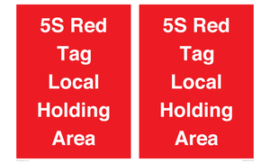 PV12190: 5S Red Tag Local Holding Area