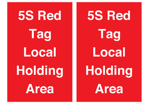 PV12190: 5S Red Tag Local Holding Area