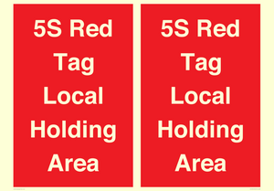 PV12190: 5S Red Tag Local Holding Area
