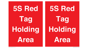 PV12192: 5S Red Tag Holding Area