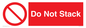 PV12194: Do Not Stack