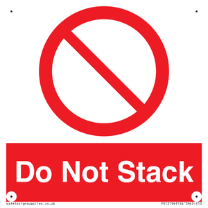 PV12194: Do Not Stack
