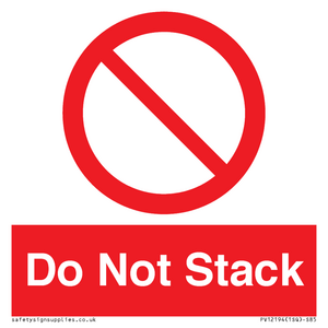PV12194: Do Not Stack