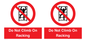 PV12198: Do Not Climb On Racking