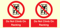 PV12198: Do Not Climb On Racking