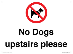 PV12392: No Dogs upstairs please