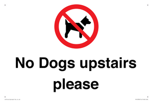 PV12392: No Dogs upstairs please