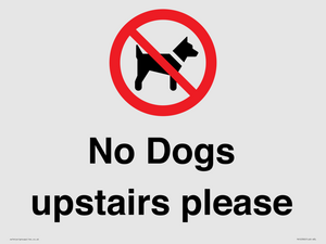 PV12392: No Dogs upstairs please
