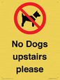 PV12392: No Dogs upstairs please