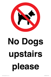 PV12392: No Dogs upstairs please