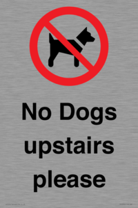 PV12392: No Dogs upstairs please
