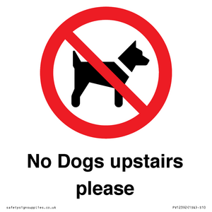 PV12392: No Dogs upstairs please