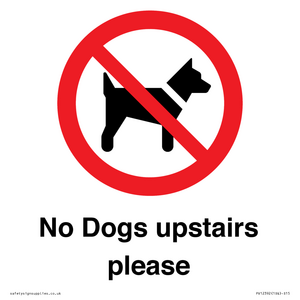 PV12392: No Dogs upstairs please