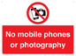 PV12396: No mobile phones or photography