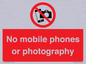 PV12396: No mobile phones or photography