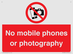 PV12396: No mobile phones or photography