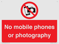 PV12396: No mobile phones or photography