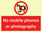 PV12396: No mobile phones or photography