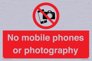 PV12396: No mobile phones or photography