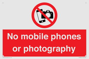 PV12396: No mobile phones or photography