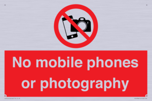 PV12396: No mobile phones or photography