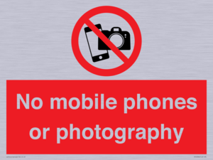 PV12396: No mobile phones or photography