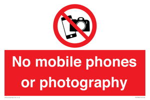 PV12396: No mobile phones or photography