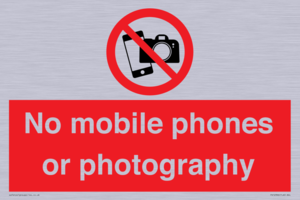 PV12396: No mobile phones or photography