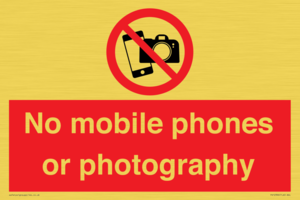PV12396: No mobile phones or photography