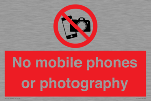 PV12396: No mobile phones or photography