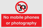 PV12396: No mobile phones or photography