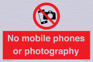 PV12396: No mobile phones or photography