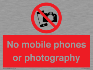 PV12396: No mobile phones or photography