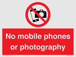 PV12396: No mobile phones or photography