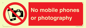 PV12396: No mobile phones or photography