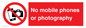 PV12396: No mobile phones or photography