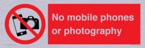 PV12396: No mobile phones or photography