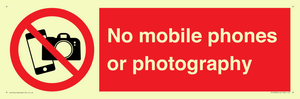 PV12396: No mobile phones or photography