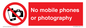 PV12396: No mobile phones or photography