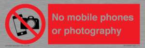 PV12396: No mobile phones or photography