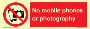 PV12396: No mobile phones or photography