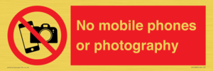 PV12396: No mobile phones or photography