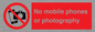 PV12396: No mobile phones or photography